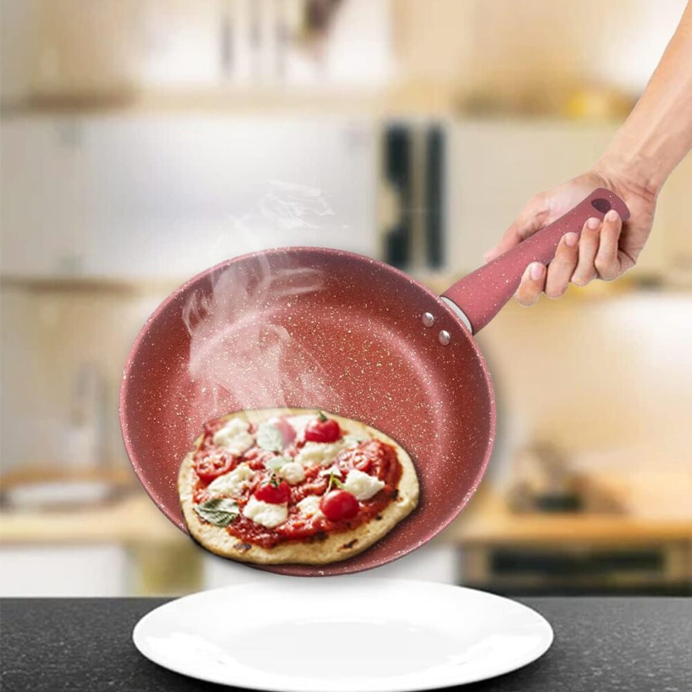 Frigideira Antiaderente Alumínio Nanocerâmica Granito 22cm P... - Image 4