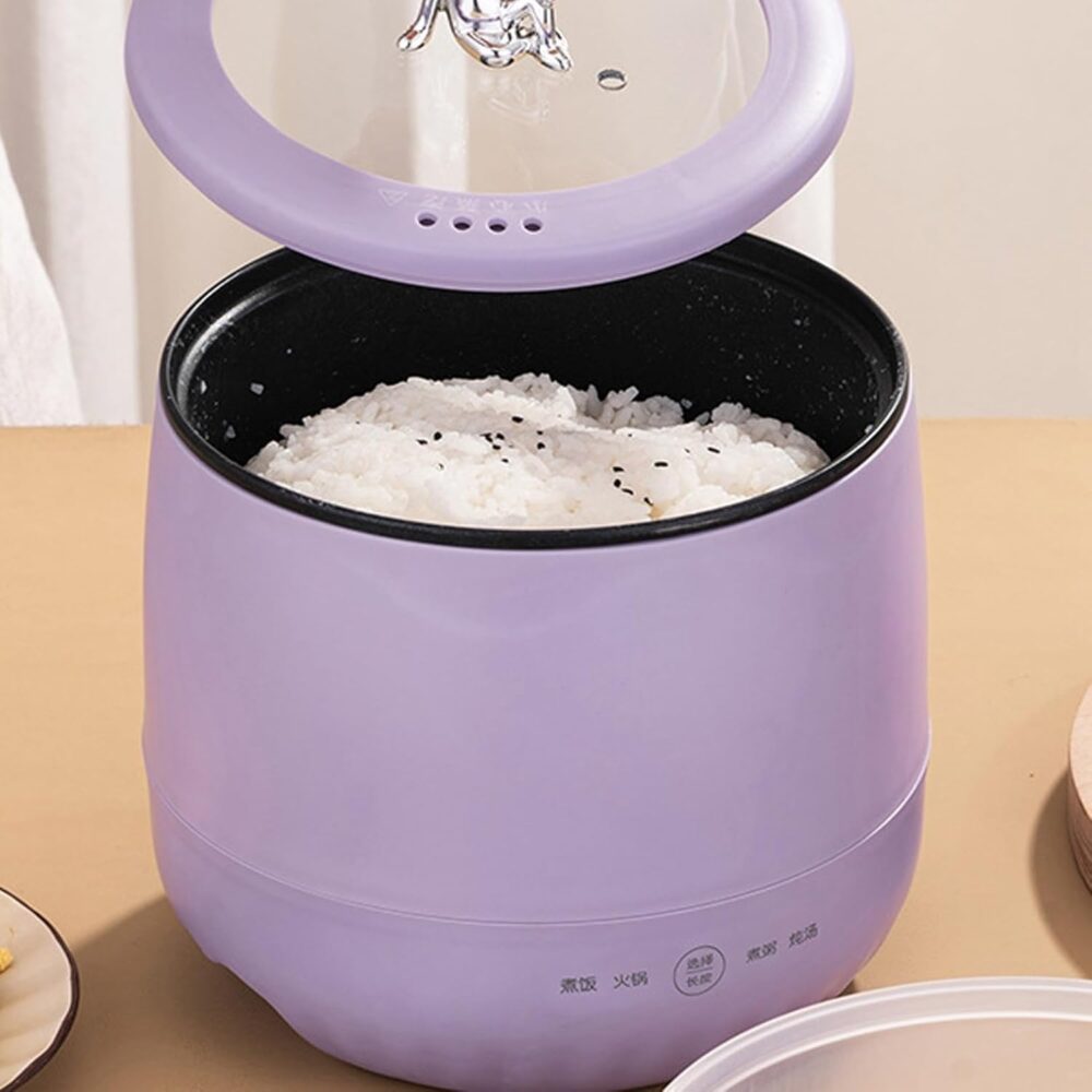 Mini Panela de Arroz Multifuncional de 1,8L 450W Frigideira ... - Image 6