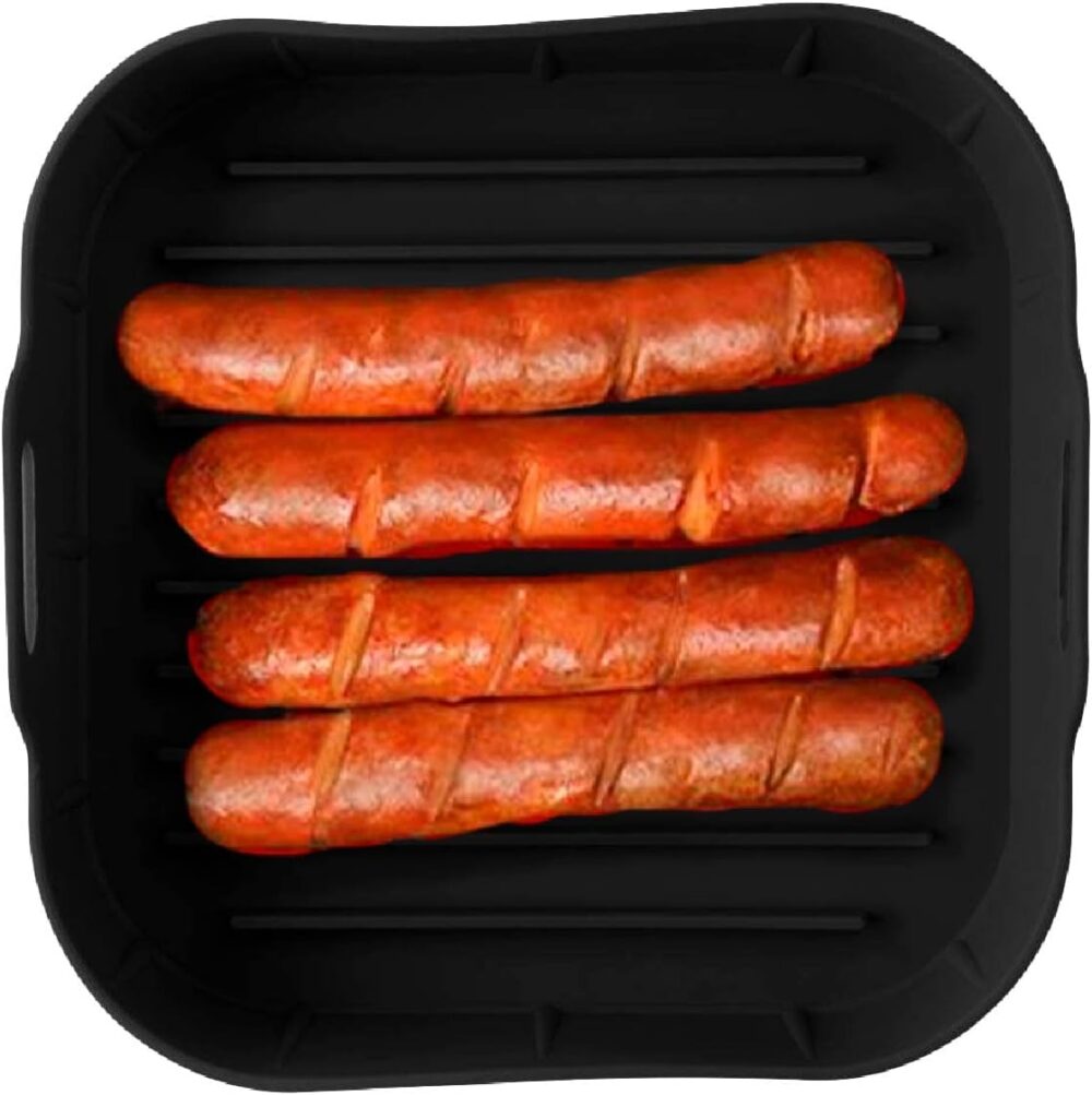 Panela de silicone Air Fryer, 16x16cm, substituição de forro... - Image 3