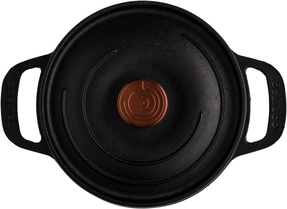 Caçarola de ferro Dutch Oven 20cm, panela de ferro polida e ... - Image 2