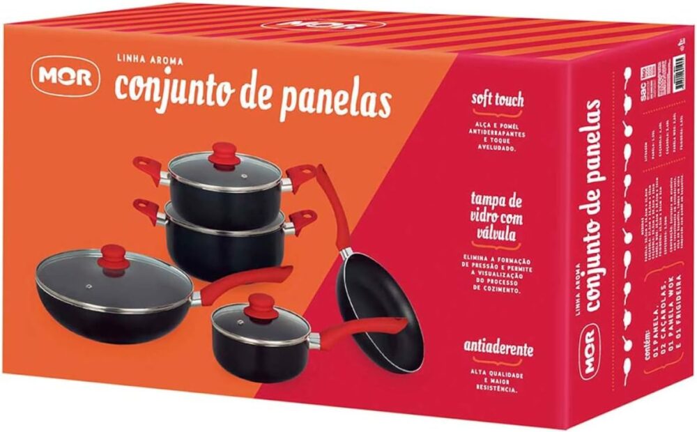 Mor - Conjunto De Panelas 5 Peças Linha Aroma - Image 2