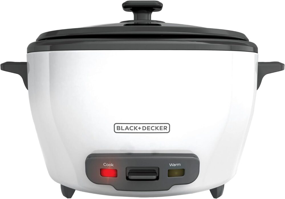 BLACK+DECKER Panela de arroz para 6 xícaras (cozida) com ces...