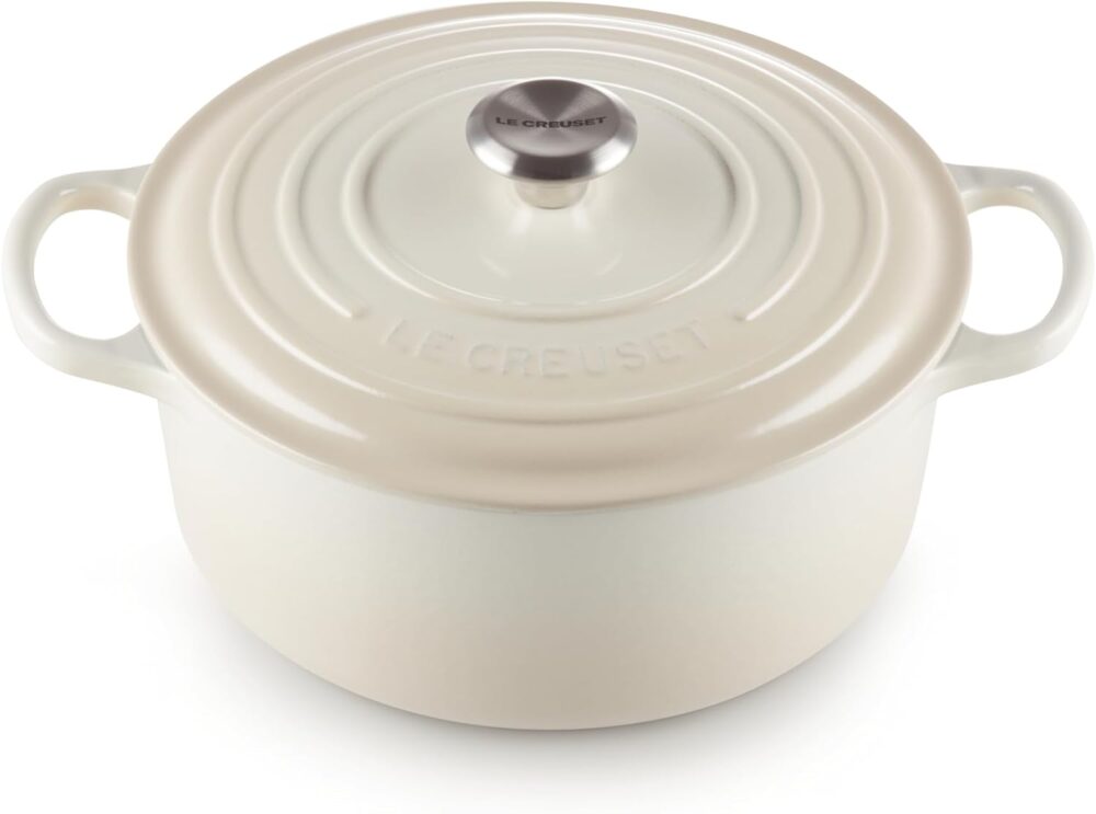 LE CREUSET Panela de Ferro Signature Meringue 26CM