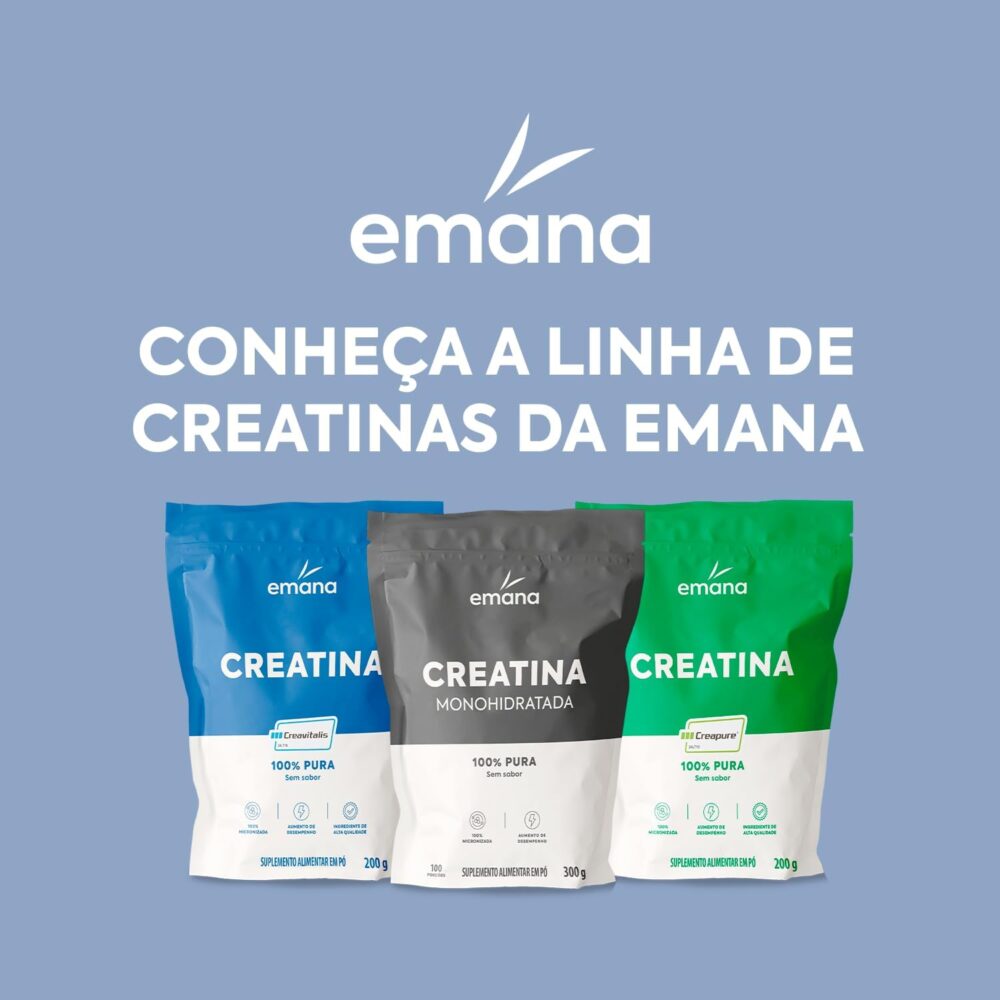 Emana Suplemento Alimentar em pó Creatina Monohidratada 100%... - Image 5