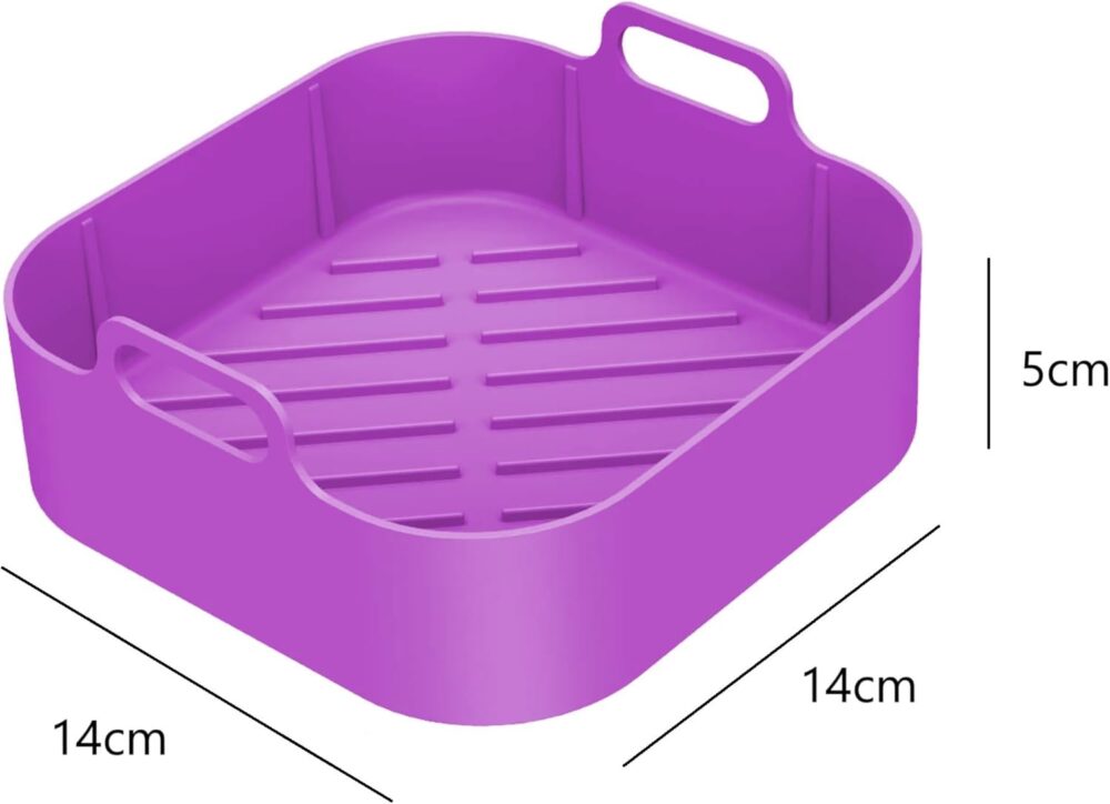 Forma de Silicone Reutilizável Cesta Quadrada de Silicone Pa... - Image 2