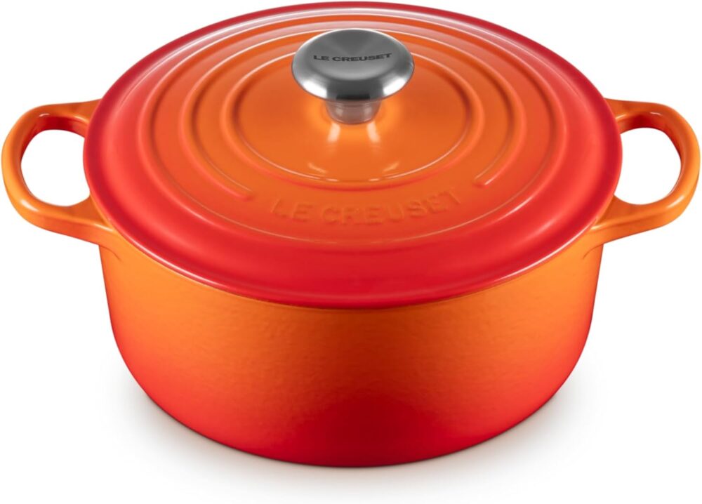 LE CREUSET Panela Redonda, 24 Cm - Signature, 2117724, Laran...