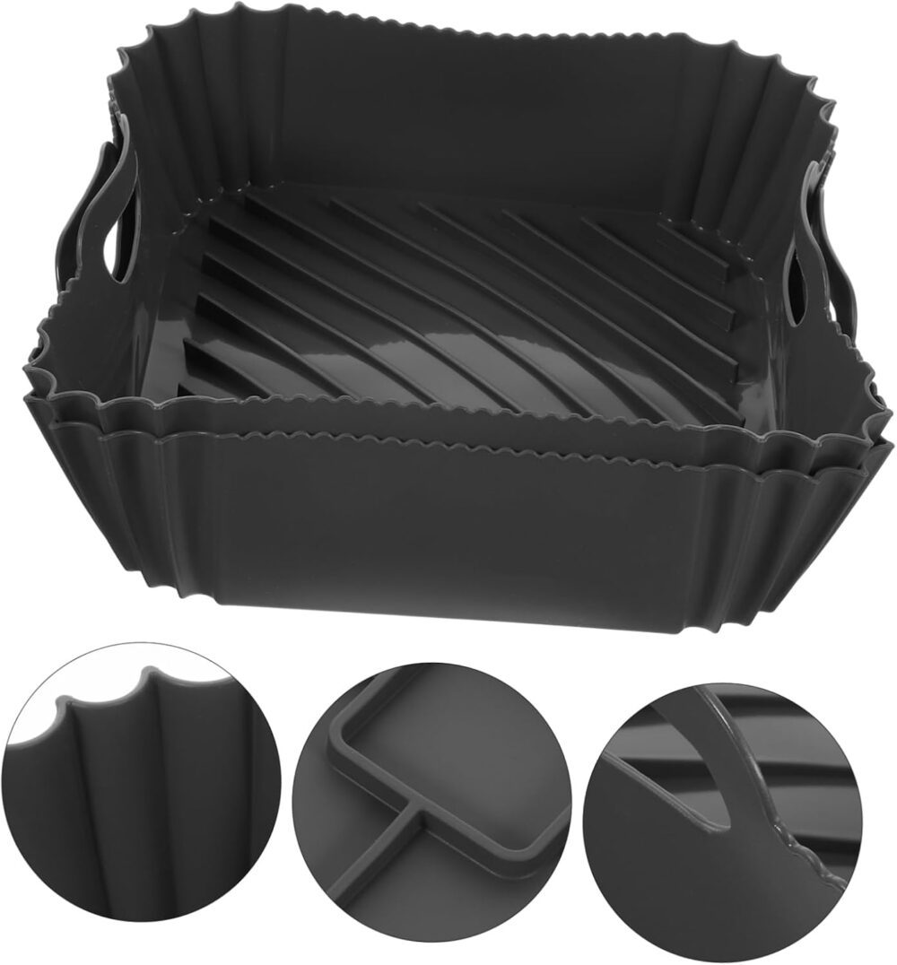 Alipis 2 Unidades Cesto De Silicone Para Airfryer Panela De ... - Image 5
