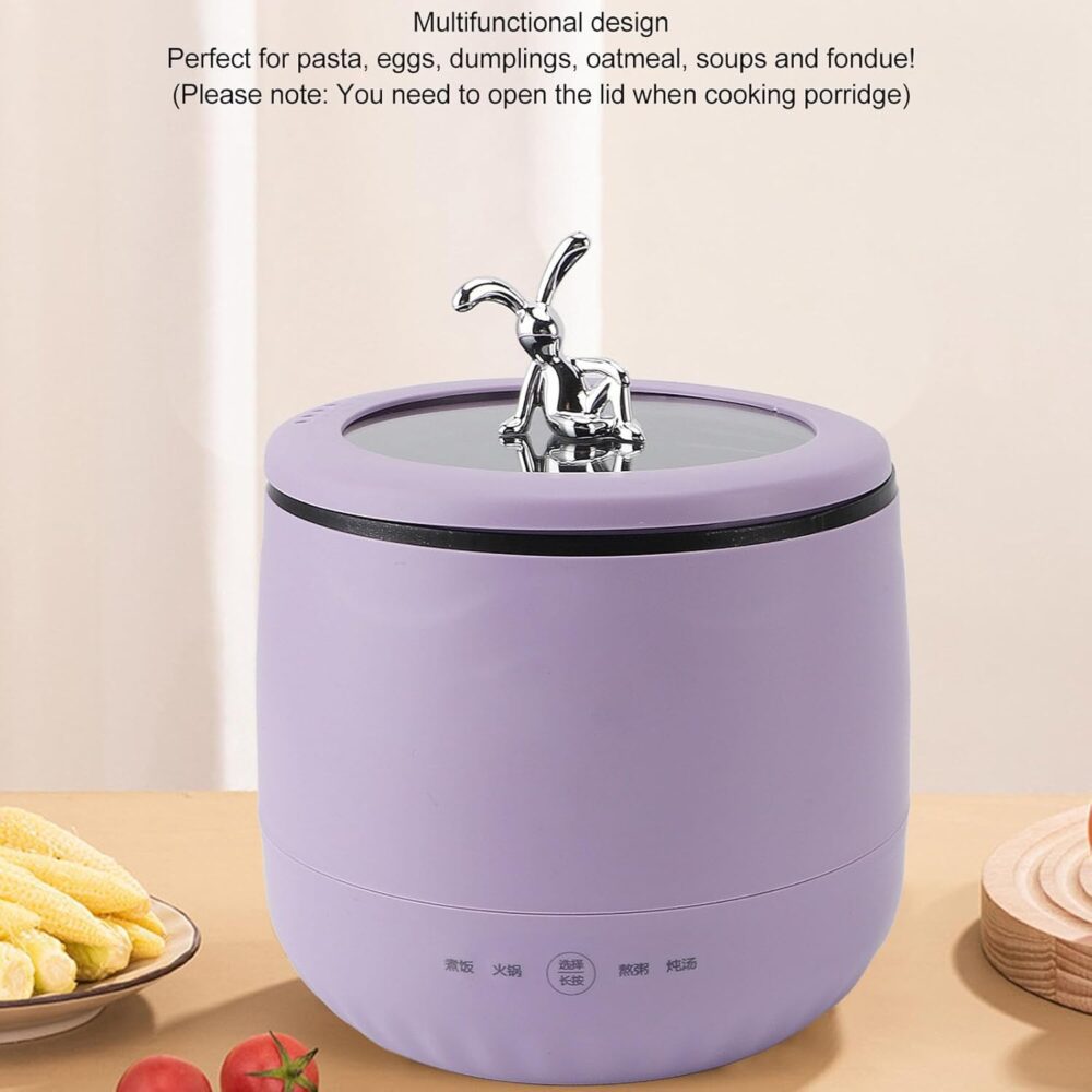 Mini Panela de Arroz Multifuncional de 1,8L 450W Frigideira ... - Image 4