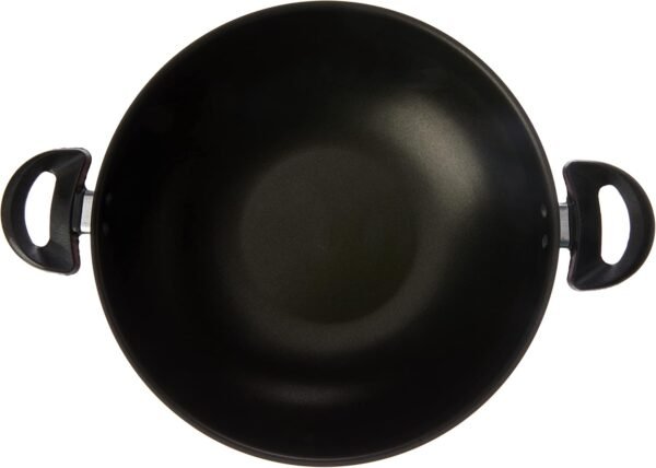 A Dona Chefa Wok 28, 4.5 L, com Alças Tampa Vidro, Vermelha - Image 3