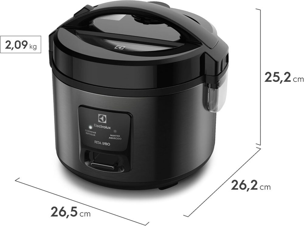 Panela Elétrica Electrolux vapor arroz capacidade 2L 6 Xícar... - Image 6