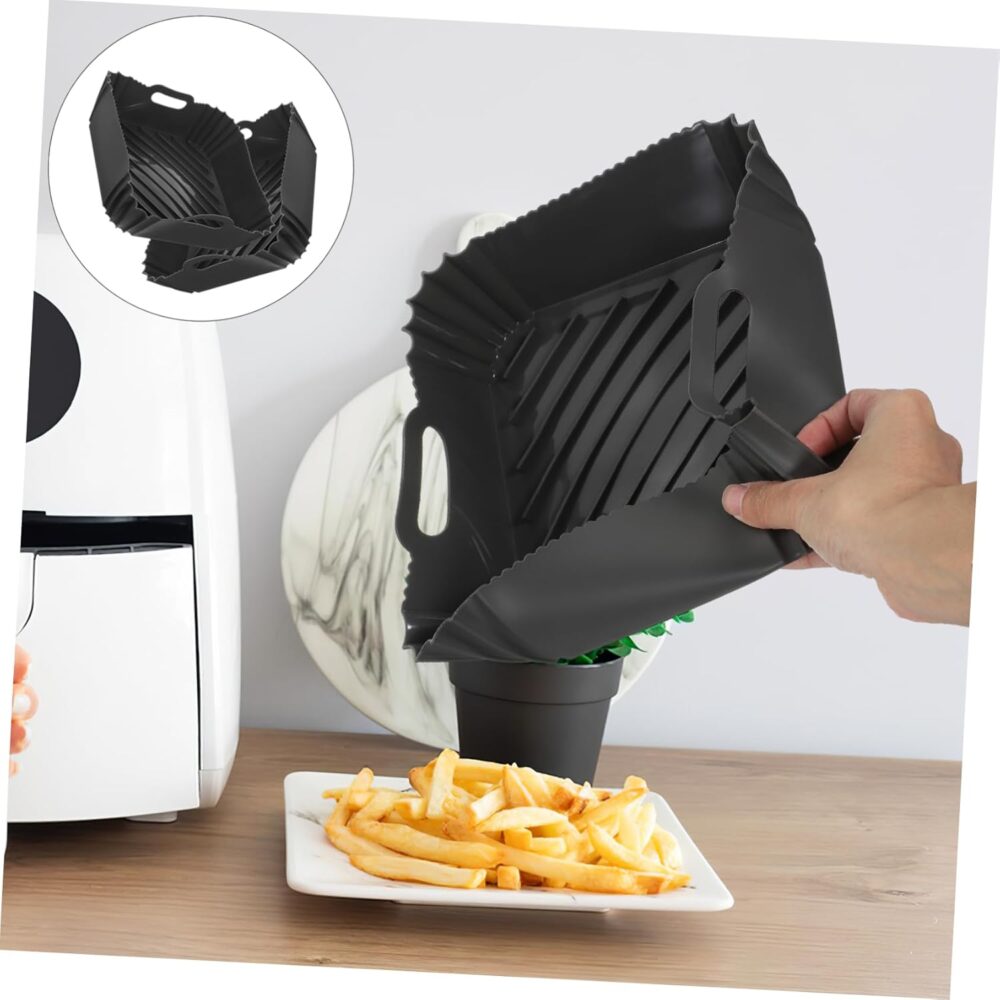 Alipis 2 Unidades Cesto De Silicone Para Airfryer Panela De ... - Image 9