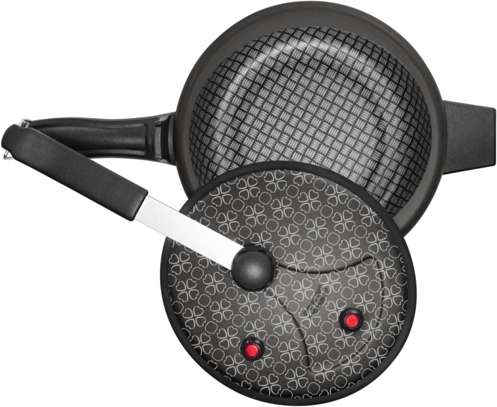 Panela De Pressão Patolux 2,5 Litros Antiaderente Preto Com ... - Image 4