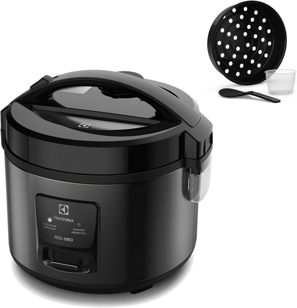 Panela Elétrica Electrolux vapor arroz capacidade 2L 6 Xícar...
