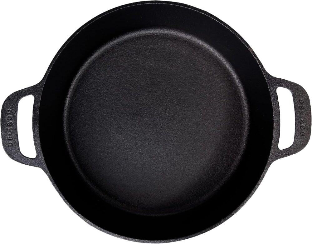 Caçarola de ferro Dutch Oven 30cm, panela de ferro polida e ... - Image 7