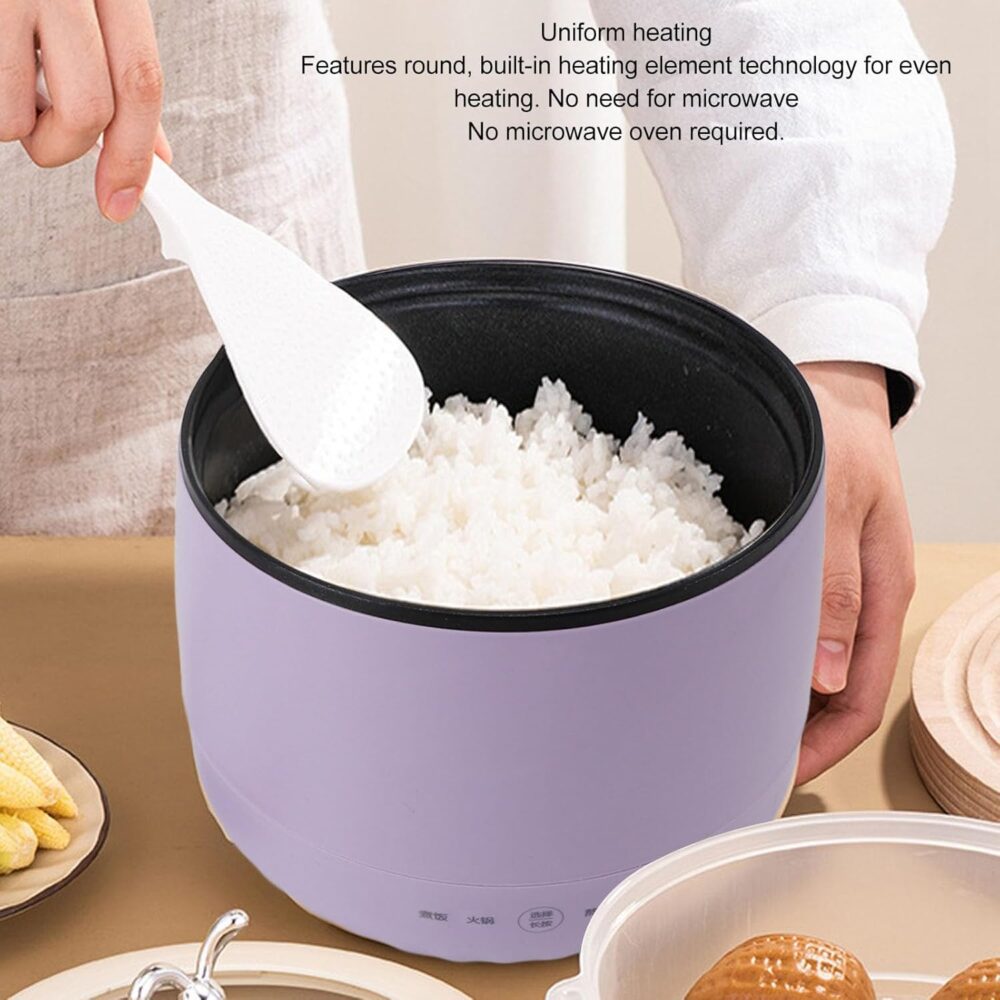 Mini Panela de Arroz Multifuncional de 1,8L 450W Frigideira ... - Image 7