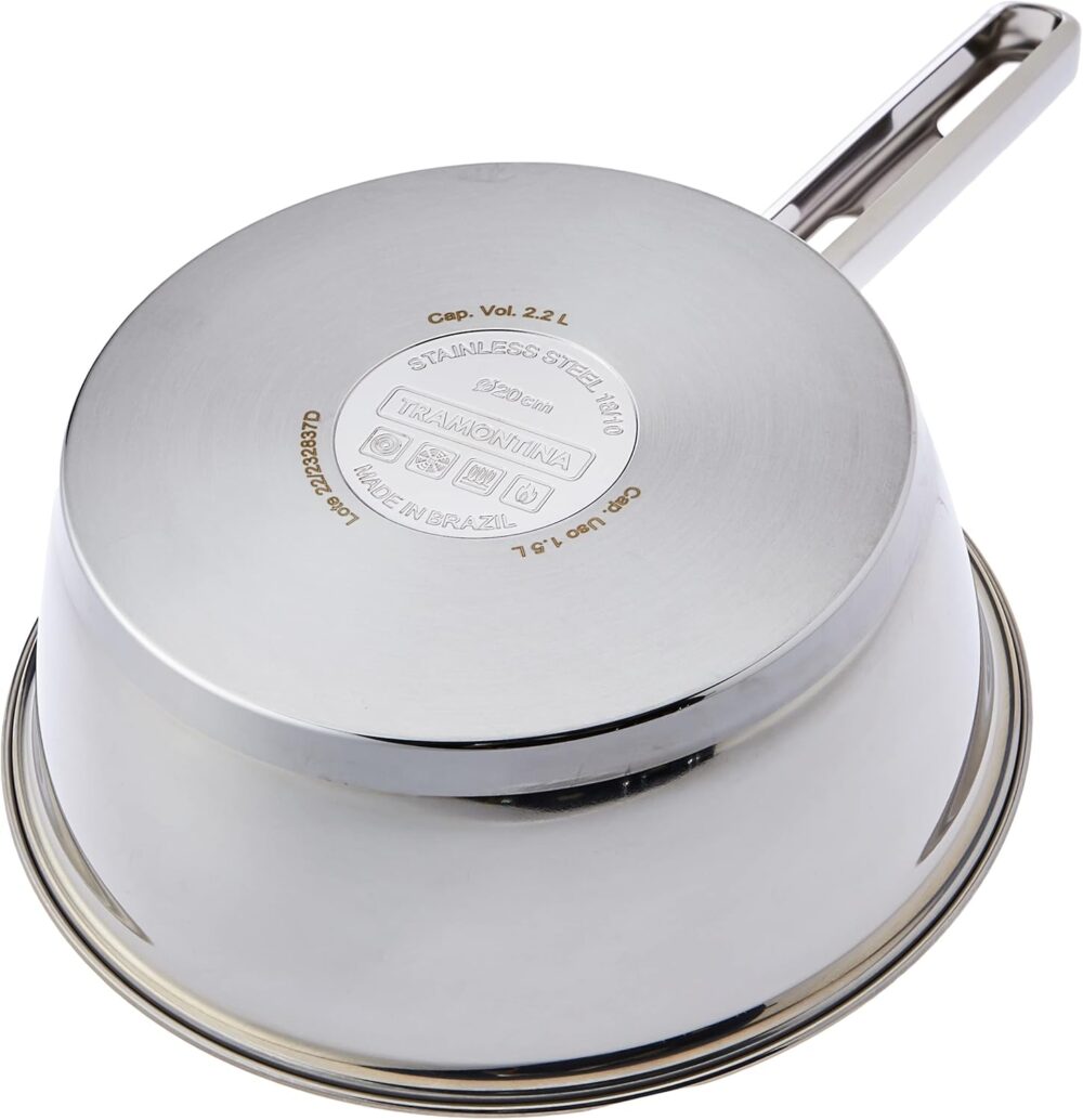 Jogo de Panelas de Aço Inox 6 peças Solar Tramontina - Image 6