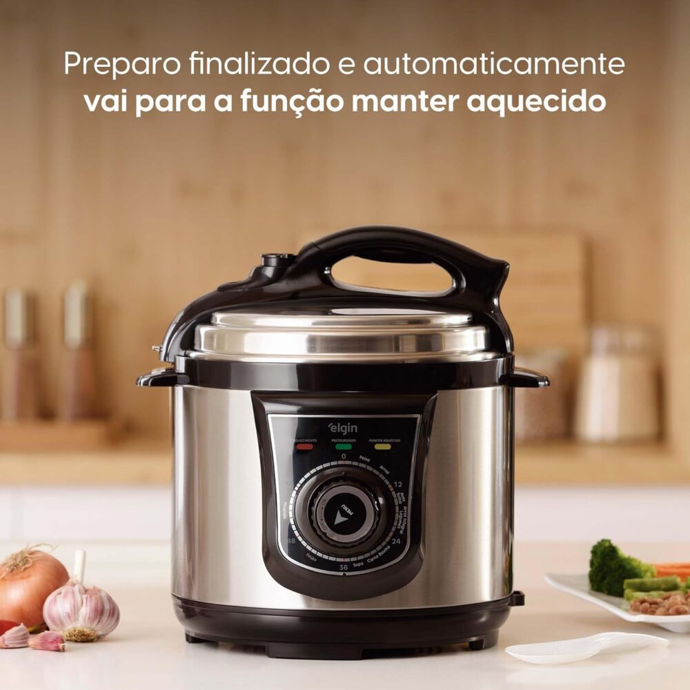 Panela de Pressão Elétrica Elgin 4 Litros Segura e Prática 8... - Image 7