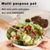 Vkoocy Non Stick Pot e Pan Set com Punho Removível, Conjunto... - Image 3