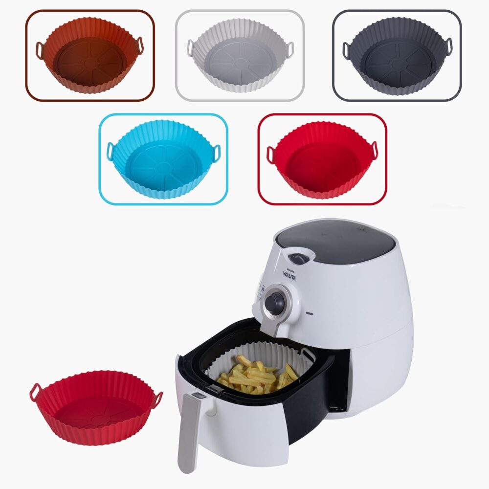kit 2 Formas Air Fryer Silicone Antiaderente Reutilizável Fo... - Image 7