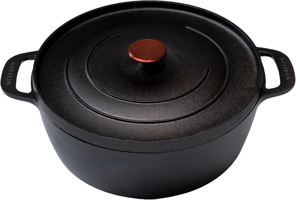 Caçarola de ferro Dutch Oven 30cm, panela de ferro polida e ... - Image 4