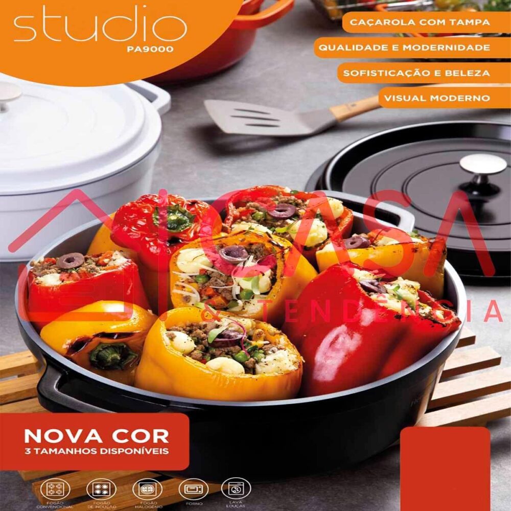 Kit Conjunto Caçarola Hercules Revestimento Ceramico Indução... - Image 6