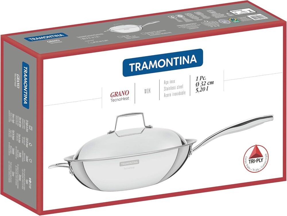 PANELA WOK ACO INOX CB/ALC.GRAN.ANT - Image 2