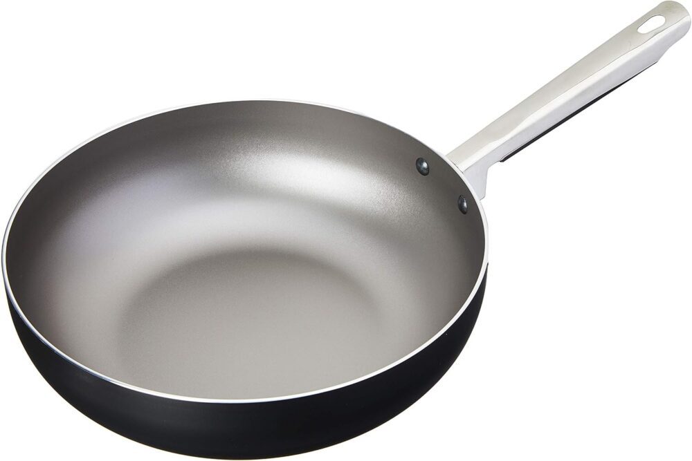 Wok Curry, 28 cm, 3,55 Litros, Preto Fosco, Brinox