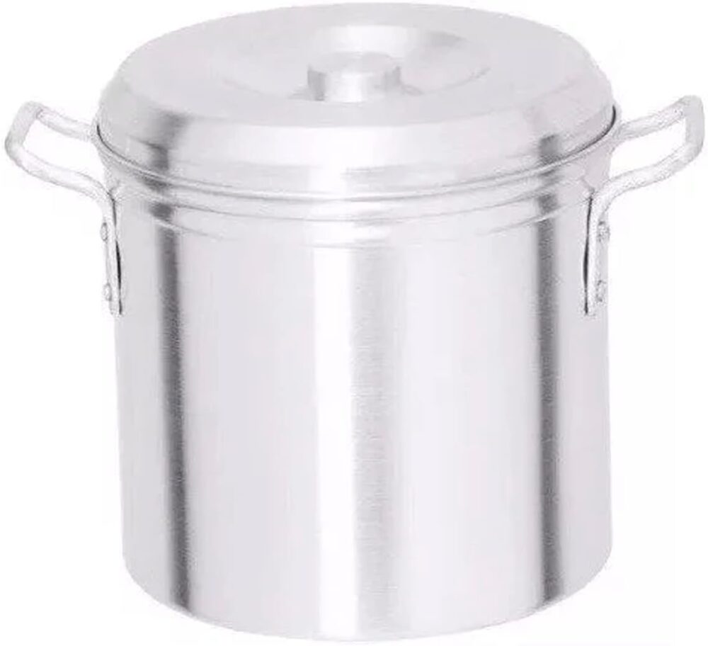 Caldeirão 2 Pçs Industriais Grande Cerveja Aluminio N35 E N4... - Image 2