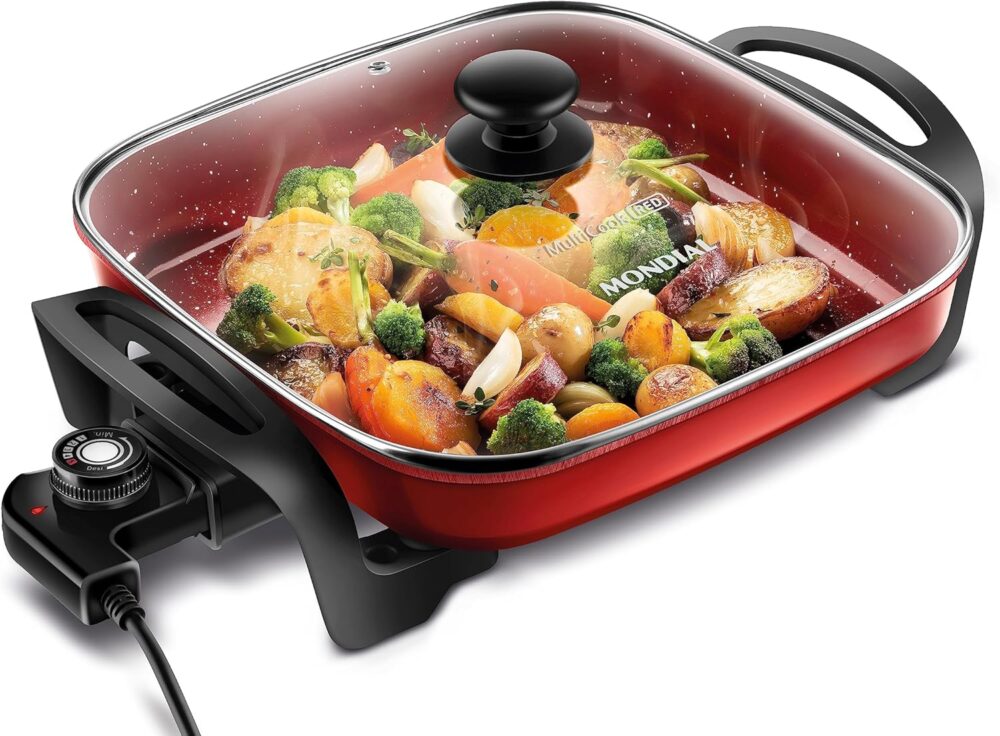 Panela Elétrica Multicook Premium, Mondial, Preto, 1200W, 22...