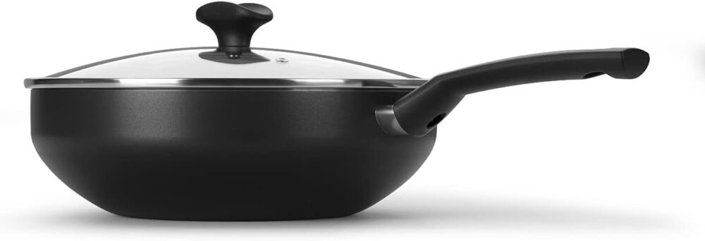 Multiflon Frigideira Wok 28 Cm Com Tampa Aluminio Anti Adere... - Image 2