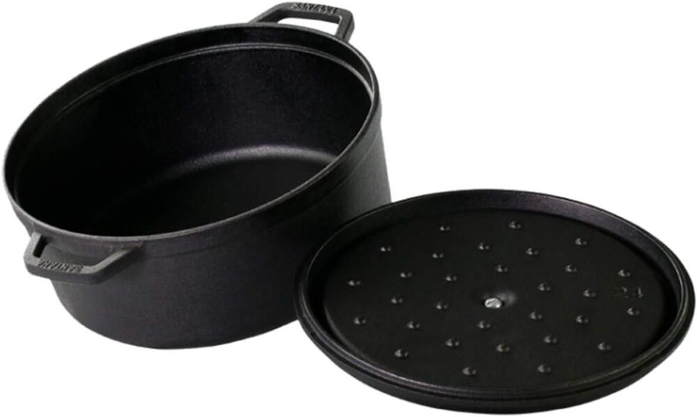 Caçarola Cocotte 24 Cm Forno Holandês Ferro Fundido Santana - Image 8
