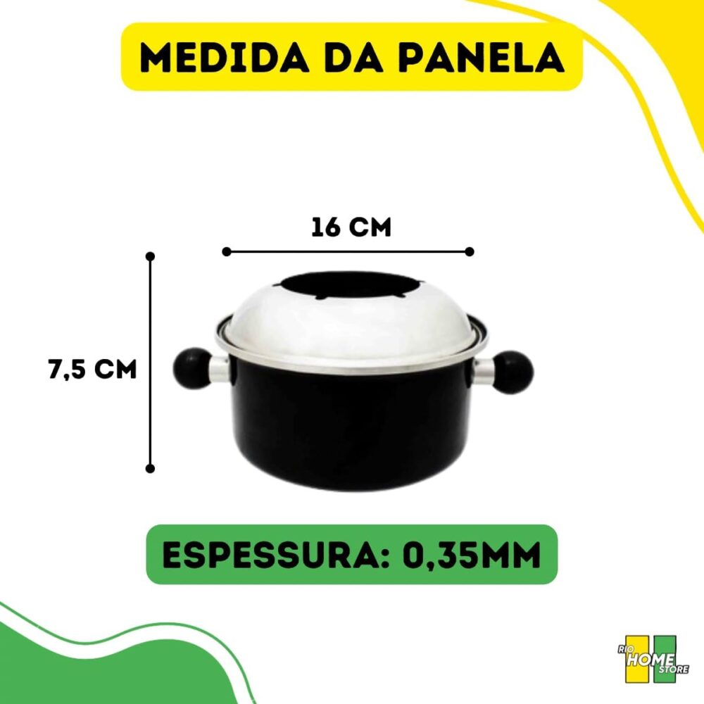 Conjunto Kit Fondue Aço Inox 10 Peças Chocolate Queijo Carne... - Image 8