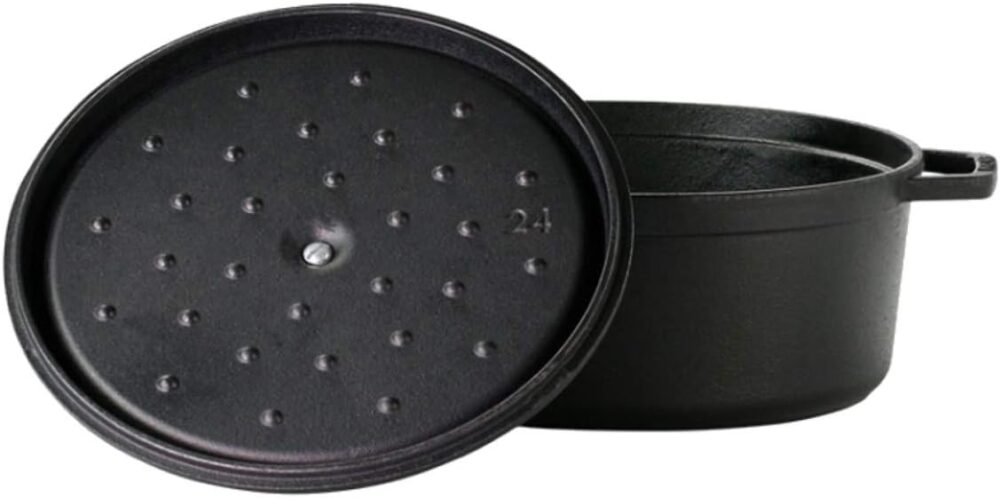 Caçarola Cocotte 24 Cm Forno Holandês Ferro Fundido Santana - Image 4