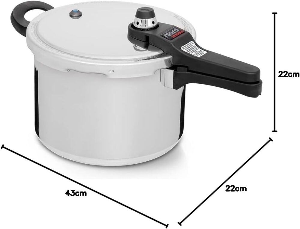 Panela de Pressão Nigro Eterna Polida 6 Litros - Image 6