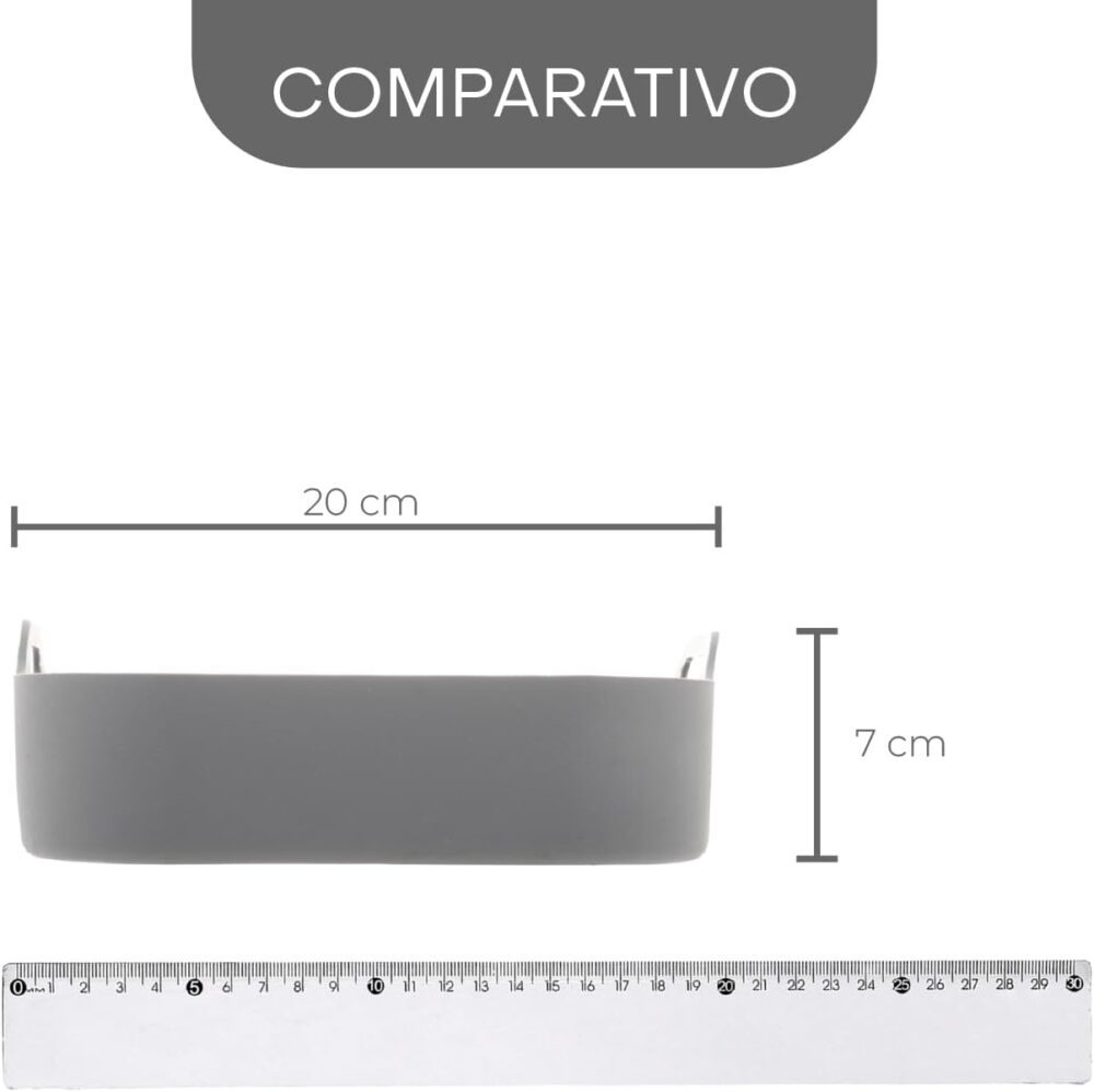 LYOR - Forma Quadrada de Silicone para Air Fryer Cinza 20Cm ... - Image 5