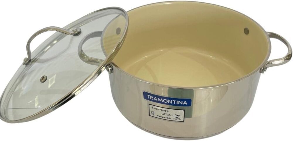 Tramontina JG.PANELAS ACO INOX 4PC UNA CER.BEG, Bege, 652803... - Image 9