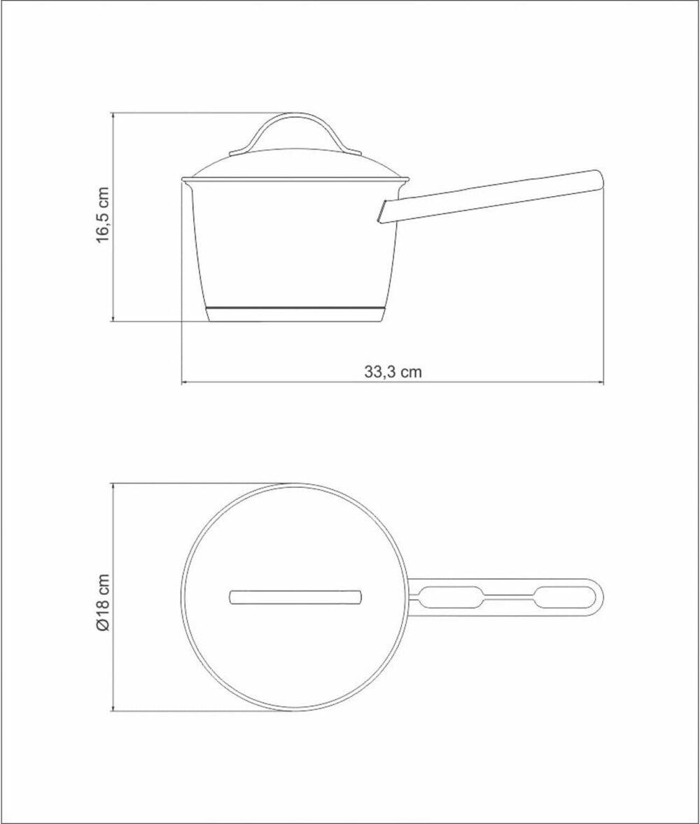 Caldeirão com Cabo e Fundo Triplo Tramontina Inox 16Cm, CALD... - Image 8