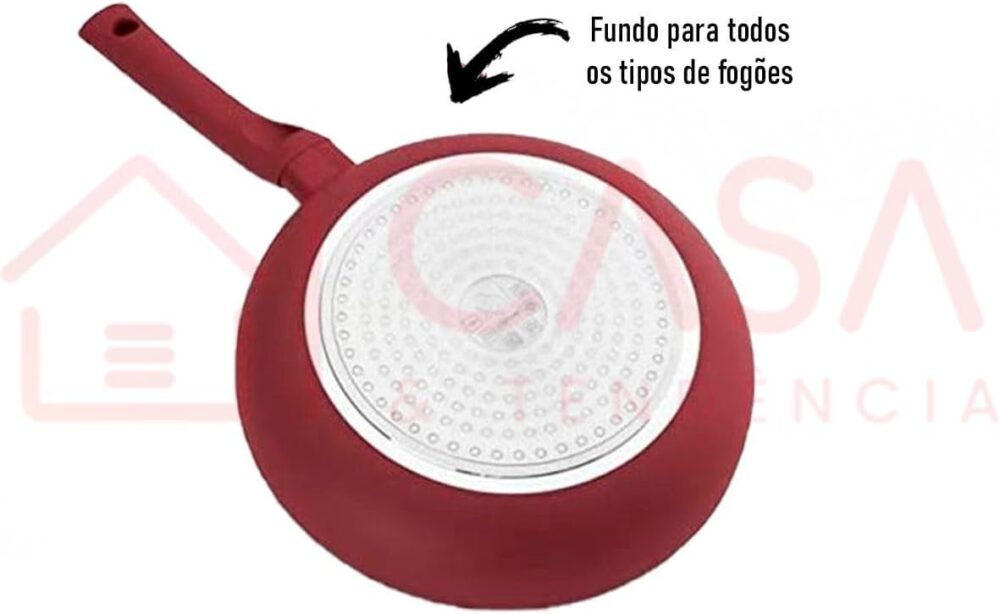 Jogo de Panelas Hercules Revestimento Ceramico Indução 4 Peç... - Image 3