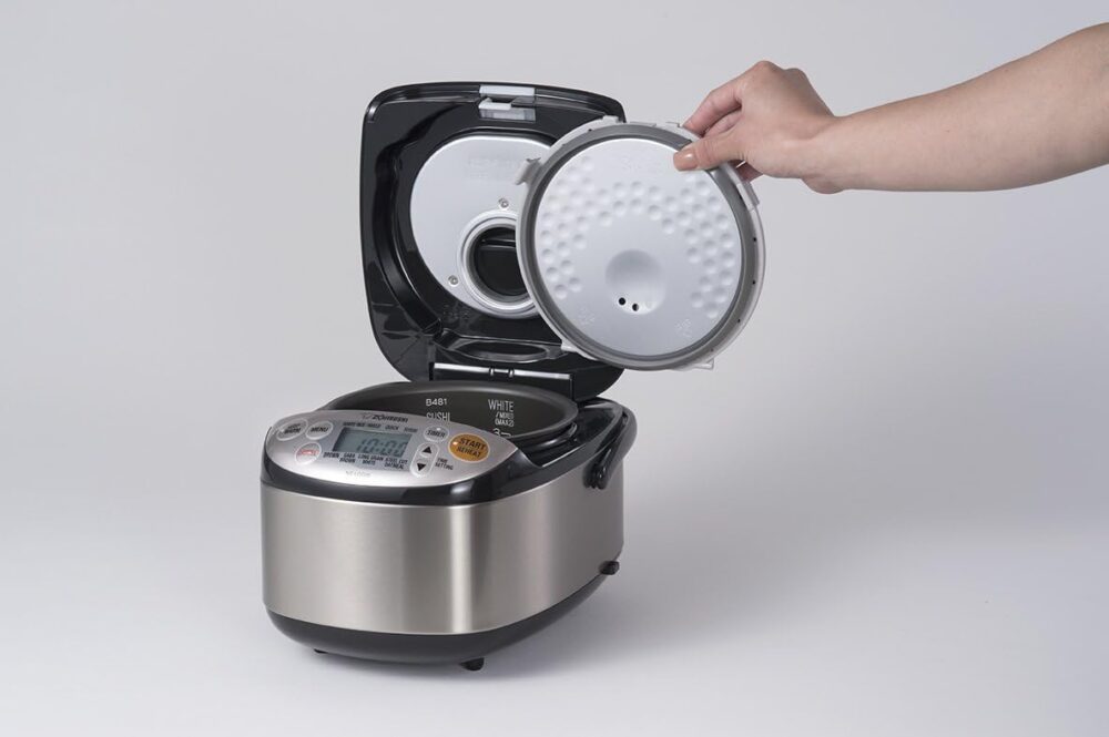 Zojirushi Panela de arroz e aquecedor Micom NS-LGC05XB, 3 xí... - Image 5