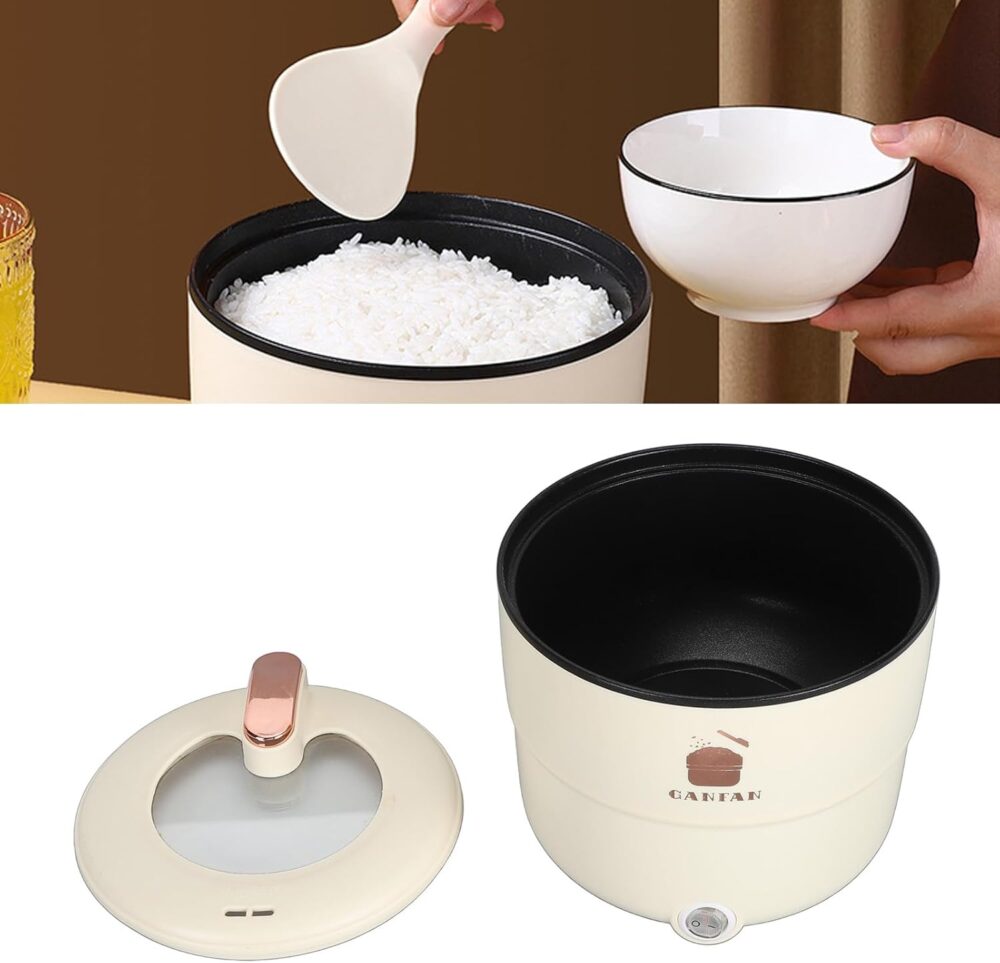 Mini Panela de Arroz, Panela de Arroz de Viagem 1.8L Panela ... - Image 8