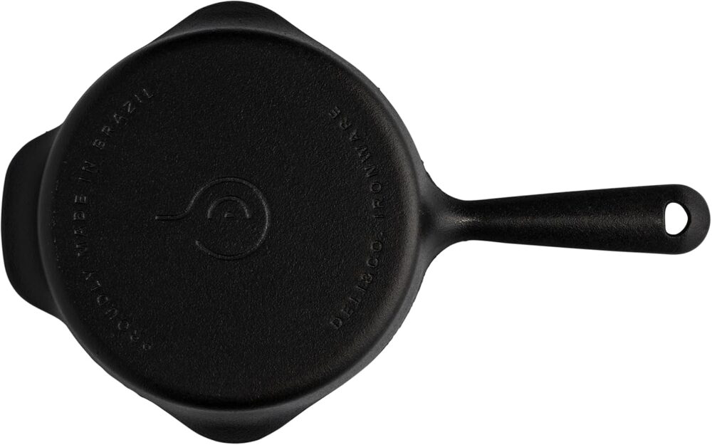 Frigideira de ferro Skillet 20cm, panela de ferro polida e p... - Image 5