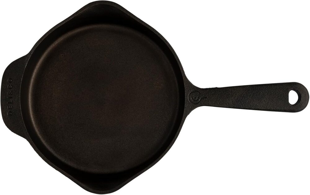 Frigideira de ferro Skillet 20cm, panela de ferro polida e p... - Image 7