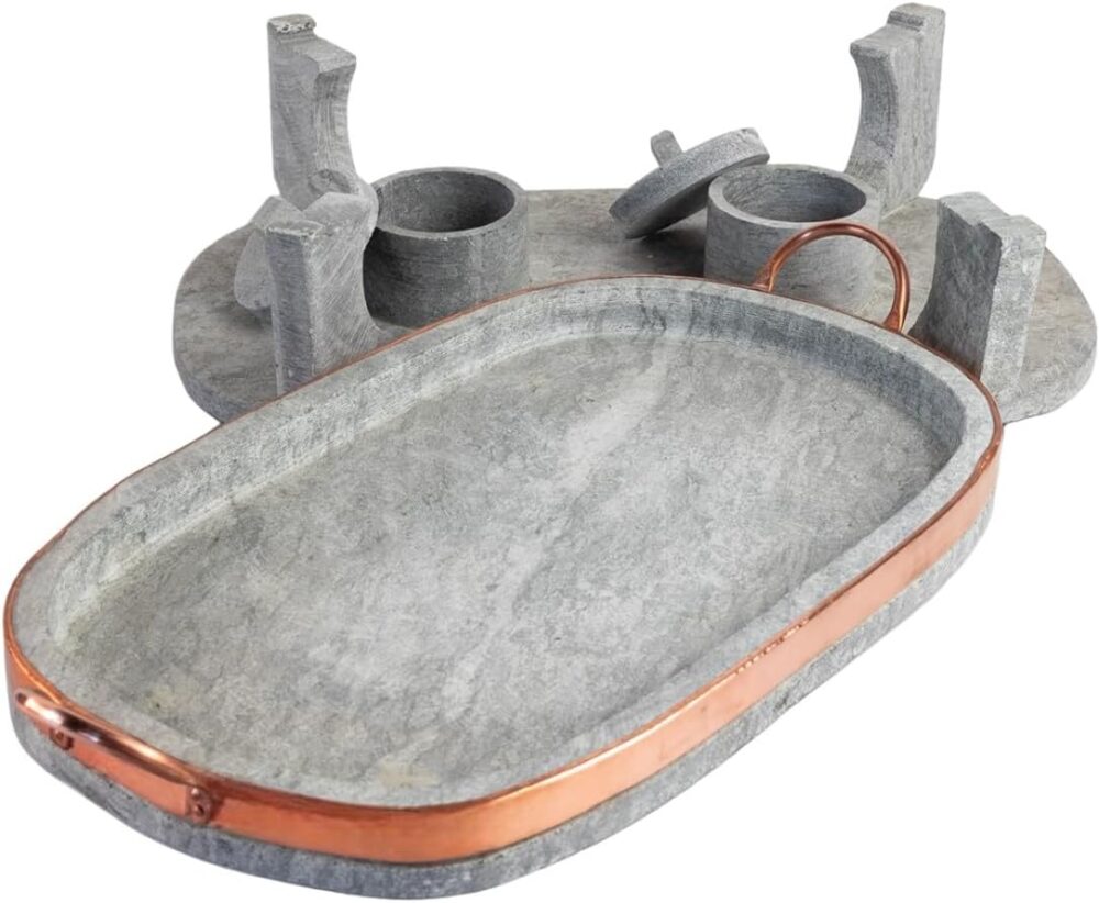 Churrasqueira Oval de Pedra Sabão Média 32 cm - Image 3