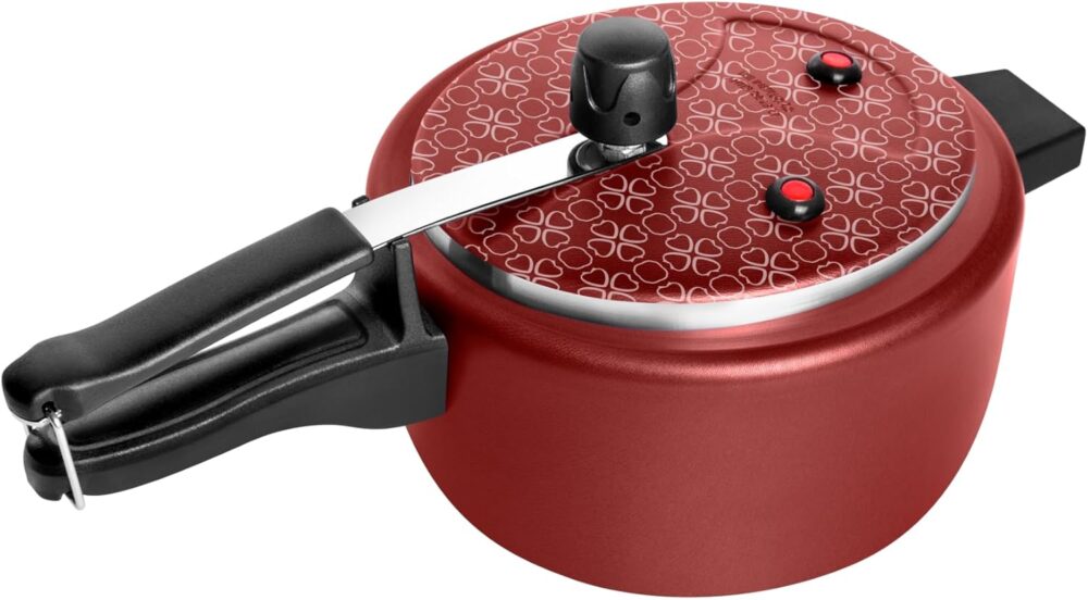 Panela De Pressão Patolux 2,5 Litros Antiaderente Vermelho C... - Image 2