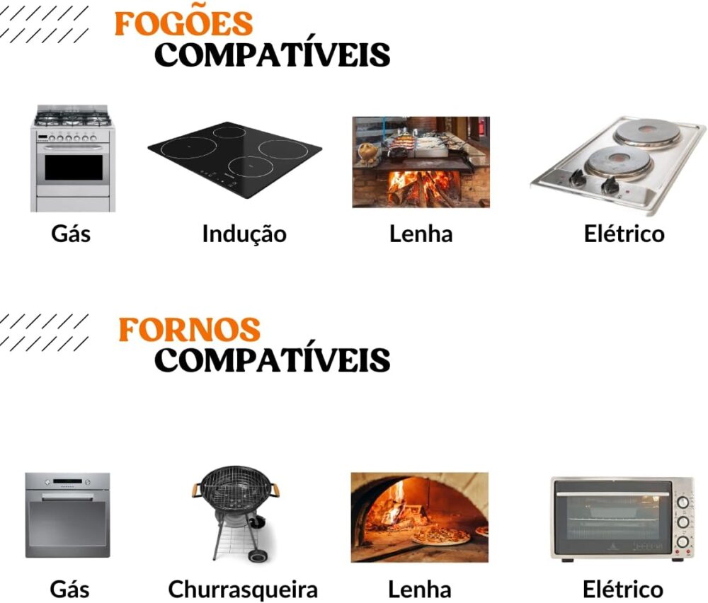 Caçarola Ferro Fundido Alças De Ferro Tampa Ferro 2,3 Lt - Image 6