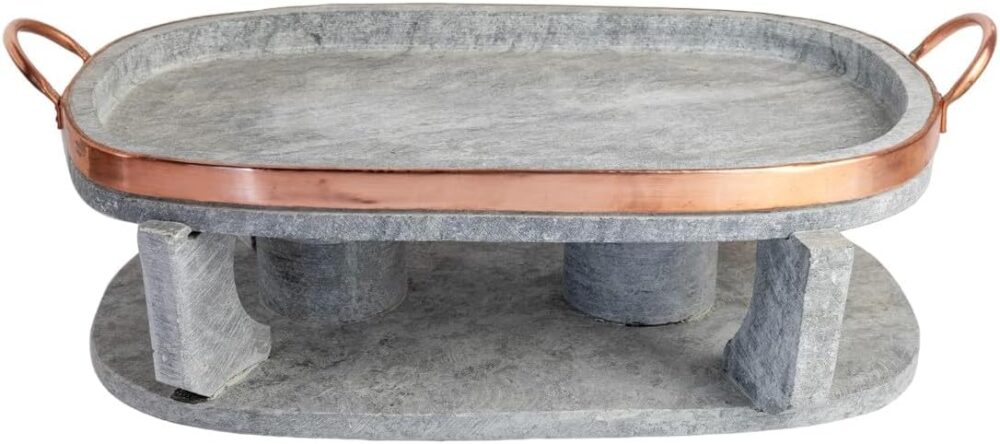 Churrasqueira Oval de Pedra Sabão Média 32 cm - Image 2