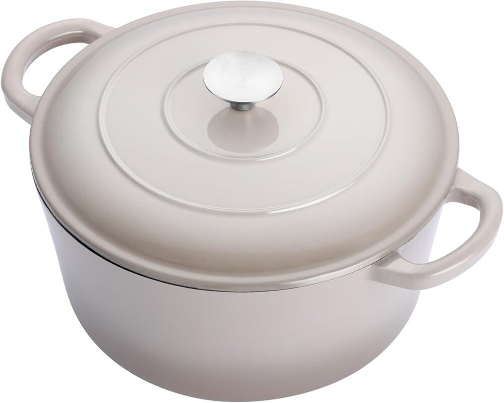 E-far Forno holandês de ferro fundido esmaltado de 6 litros,...