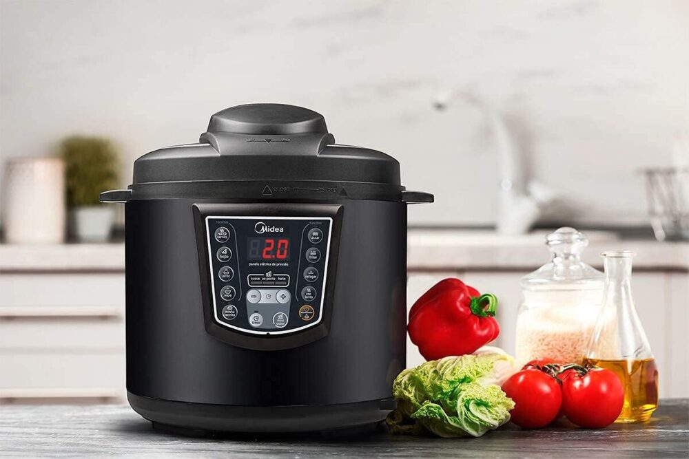Panela de Pressão Elétrica 6L Digital, 220V, Preto, Midea - Image 6