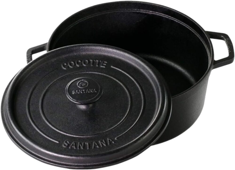 Caçarola Cocotte 24 Cm Forno Holandês Ferro Fundido Santana - Image 3