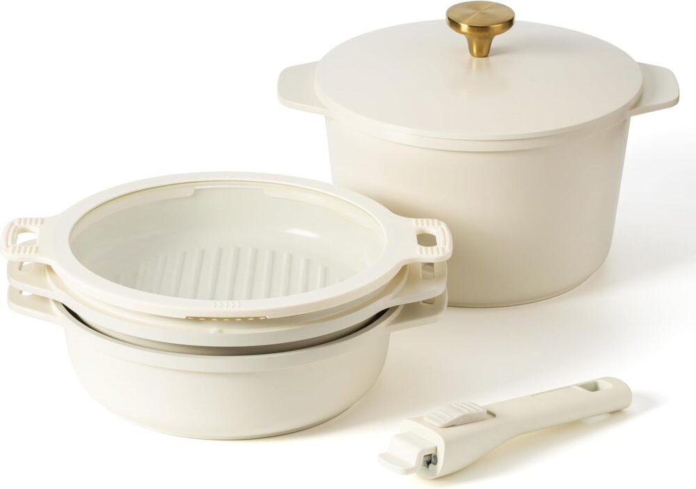 Country Kitchen Conjunto de panelas empilháveis de 6 peças, ...